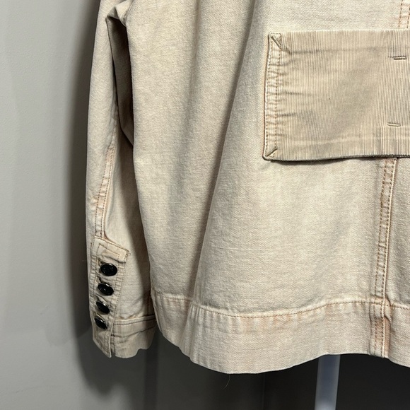 NWT We The Free viva surplus jacket double breasted cropped trench fisherman - Picture 5 of 12